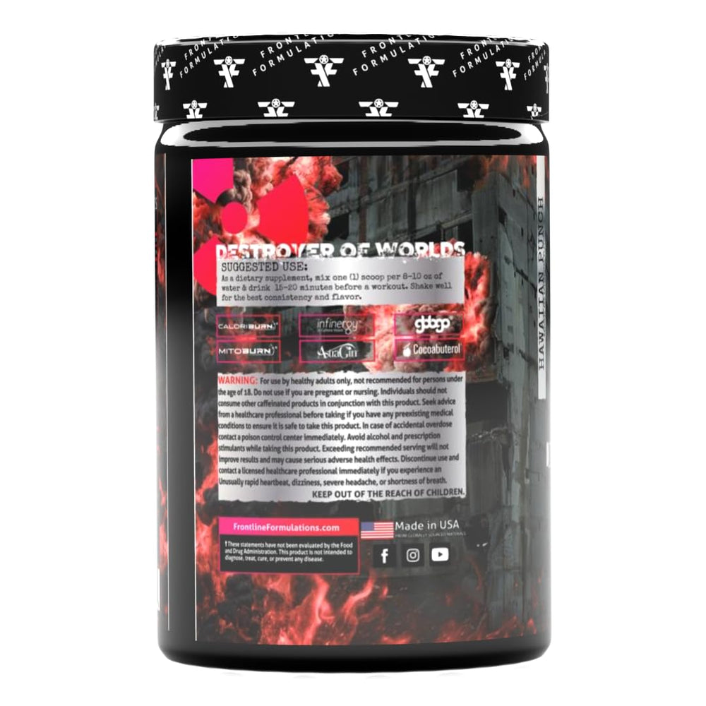 Manhattan Project label close-up highlighting premium ingredients and flavor profile