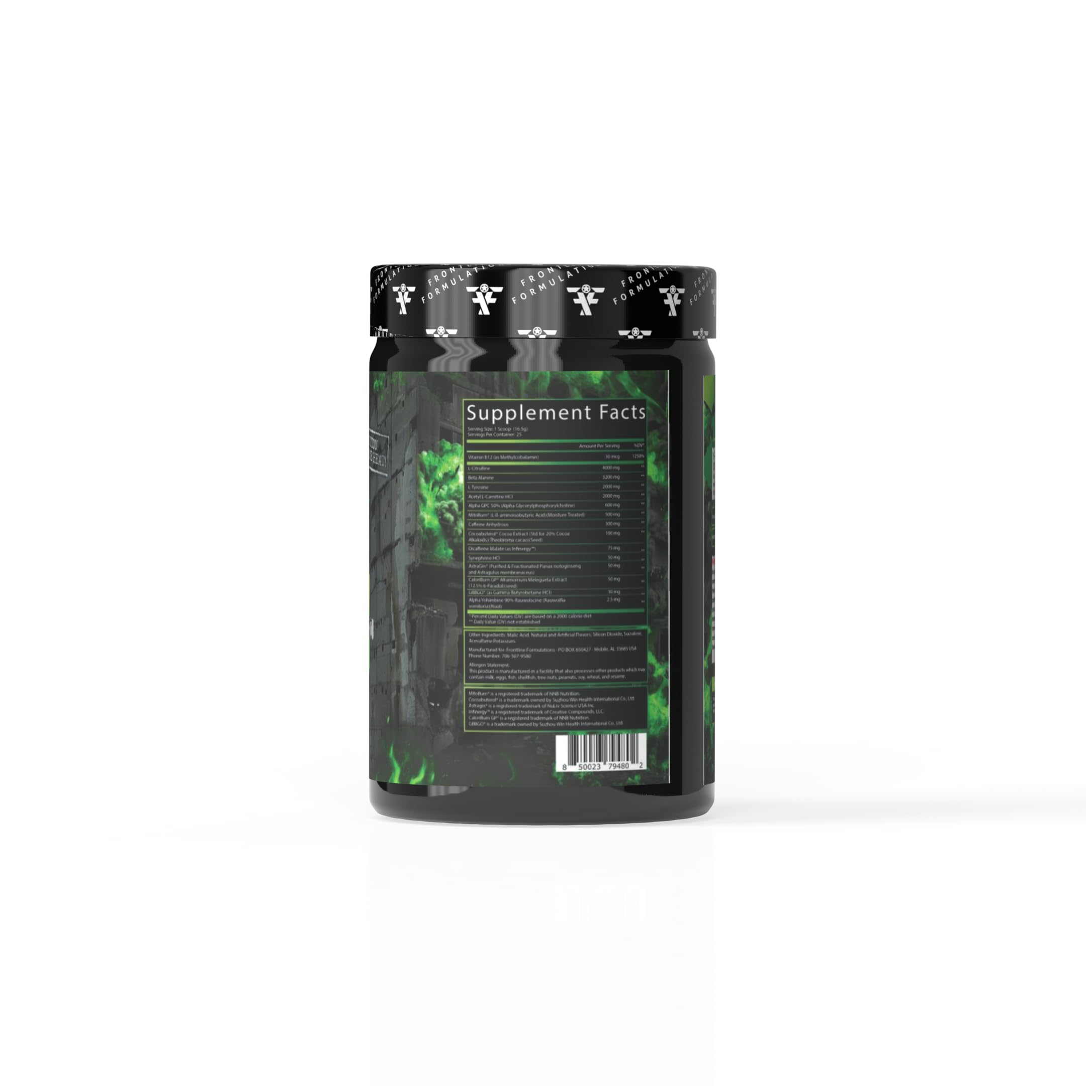 Manhattan Project powder being dispensed to boost intensity and endurance.