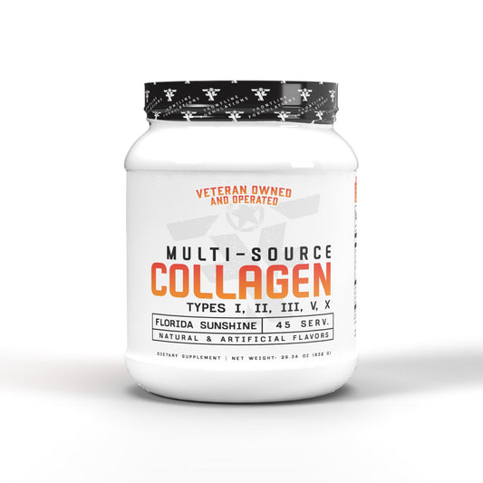 Frontline Formulations Multi-Source Collagen bottle for healthier hair, skin, and nails