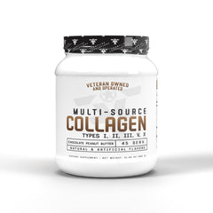 Frontline Formulations multi-source collagen tub for daily hair, skin and nails support.