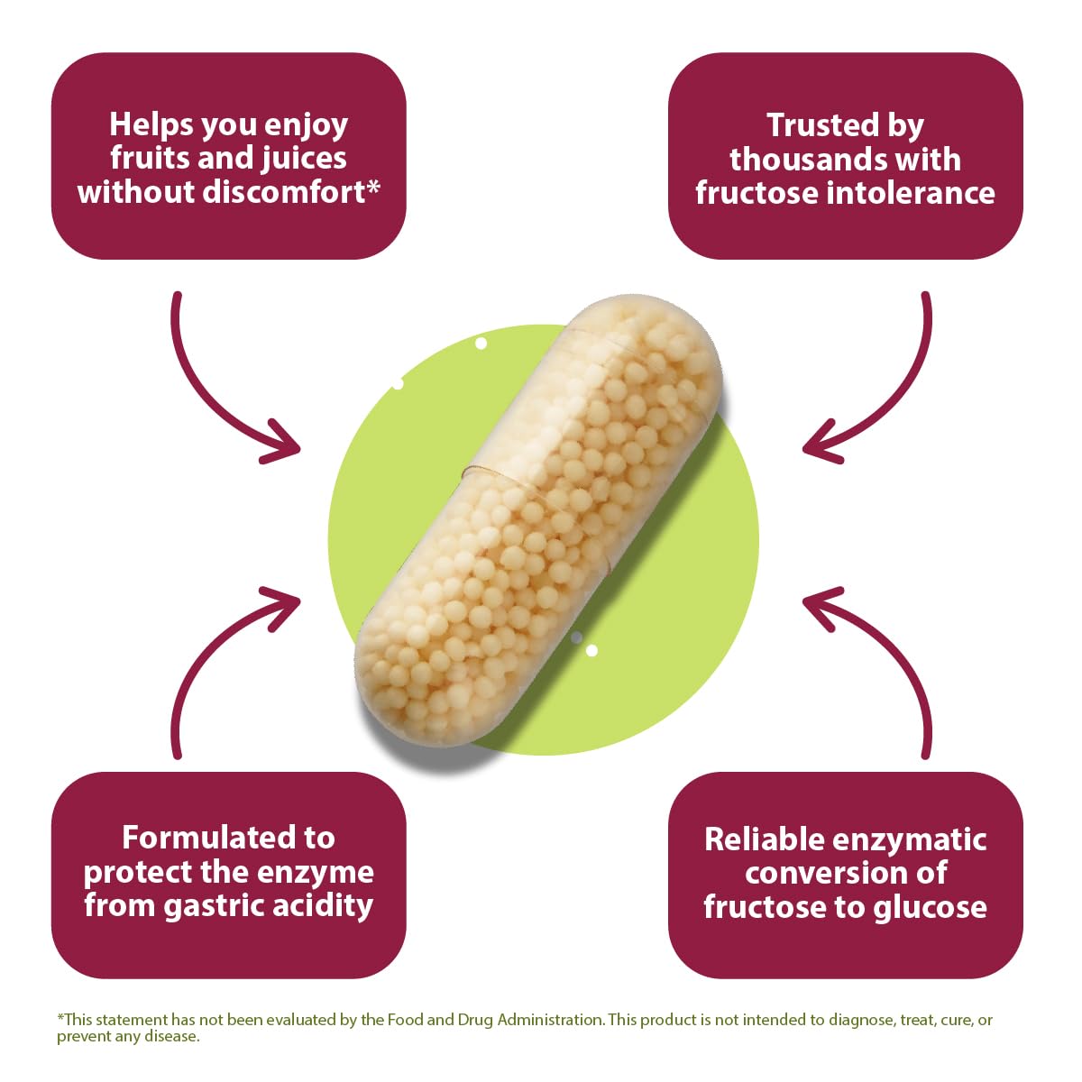 Fructaid lactose-free label communicates dairy-free formula for sensitive individuals.