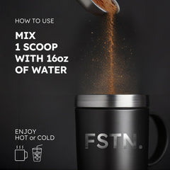FSTN organic cocoa powder close-up highlights natural flavor