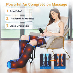 FSUON leg massager compact controller for easy operation.