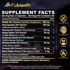Fubienfit Shilajit capsules close-up emphasizes smooth texture and easy swallow