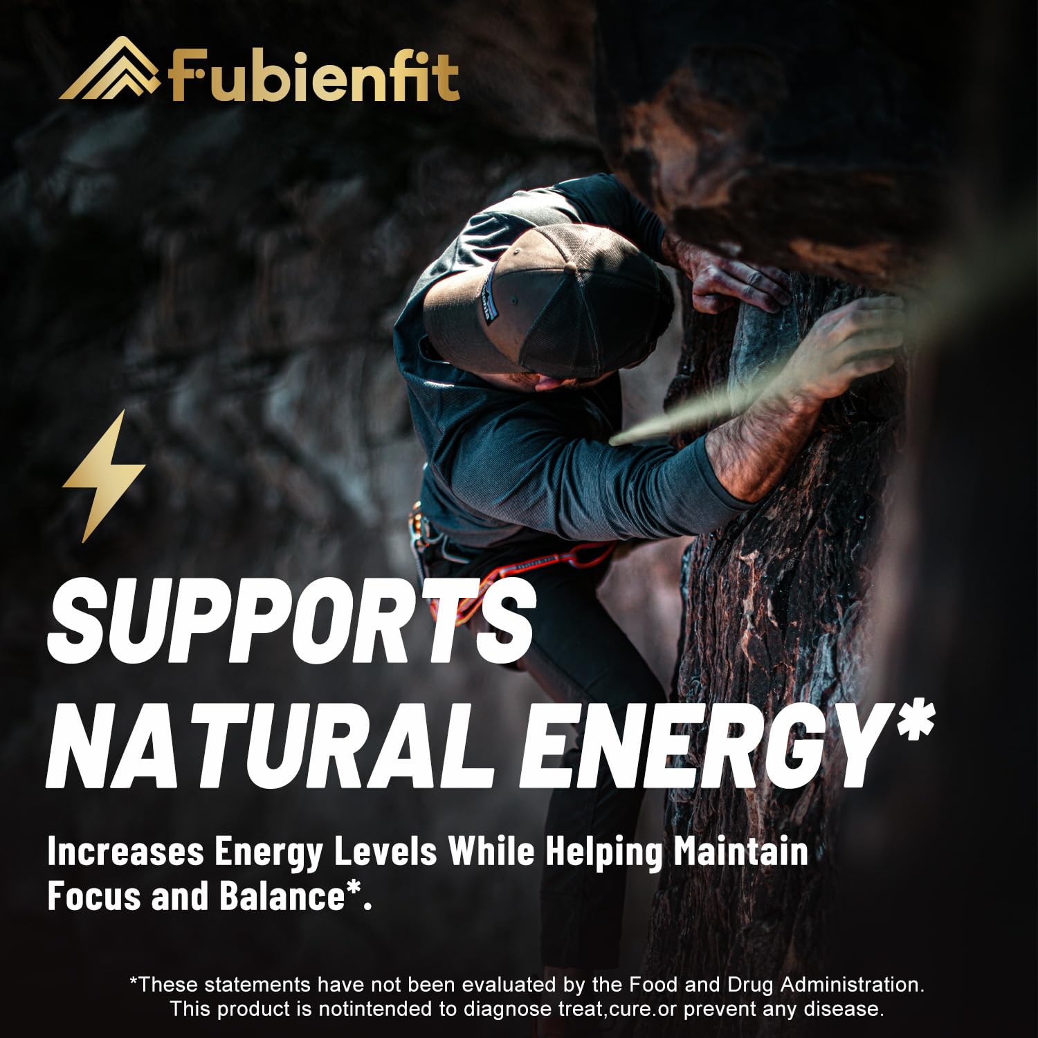 Fubienfit Shilajit capsules symbols point to gluten-free and non-GMO assurance