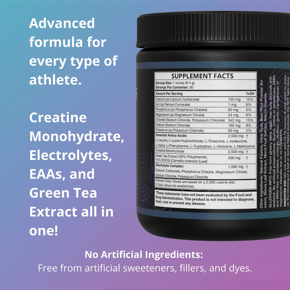 Fuel 4 Ever FAST scoop included for easy mixing with water.
