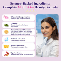 Fuel unflavored collagen powder beside serving chart signals keto-friendly option