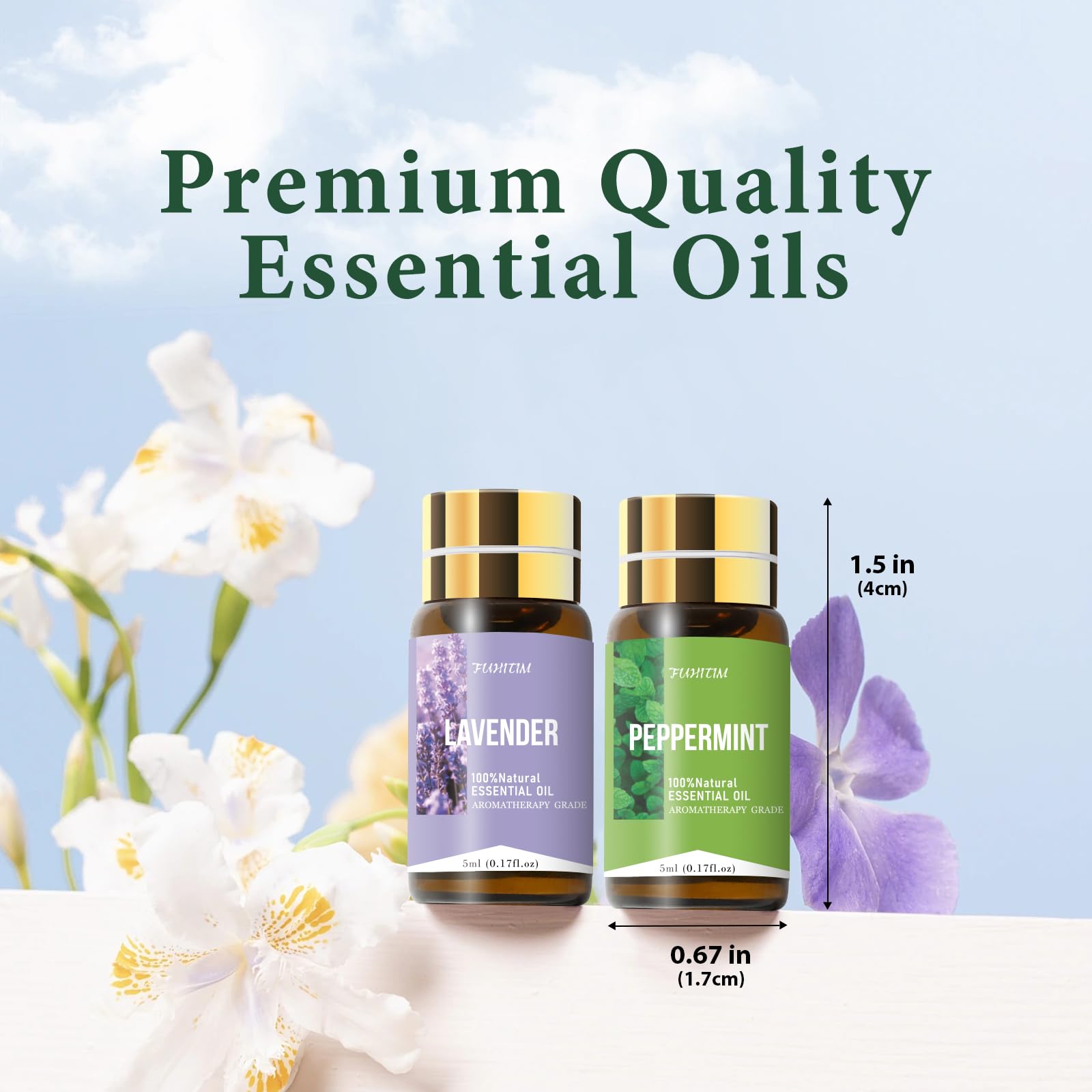 FUHITIM diffuser-use scene shows multiple scents for ambience.