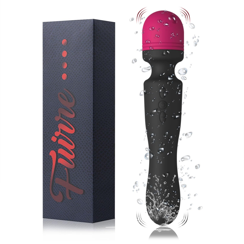 Fuirre cordless double-ended relaxation tool with dual heads for targeted deep tissue relief at home