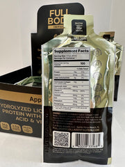 Full Body Impact liquid collagen being poured into a glass for easy daily use