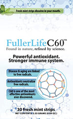 FullerLifeC60 carbon 60 strips tucked in a pocket for on-the-go use