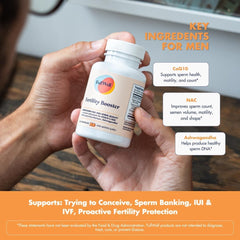 Third party testing seal on FullWell Fertility Booster label