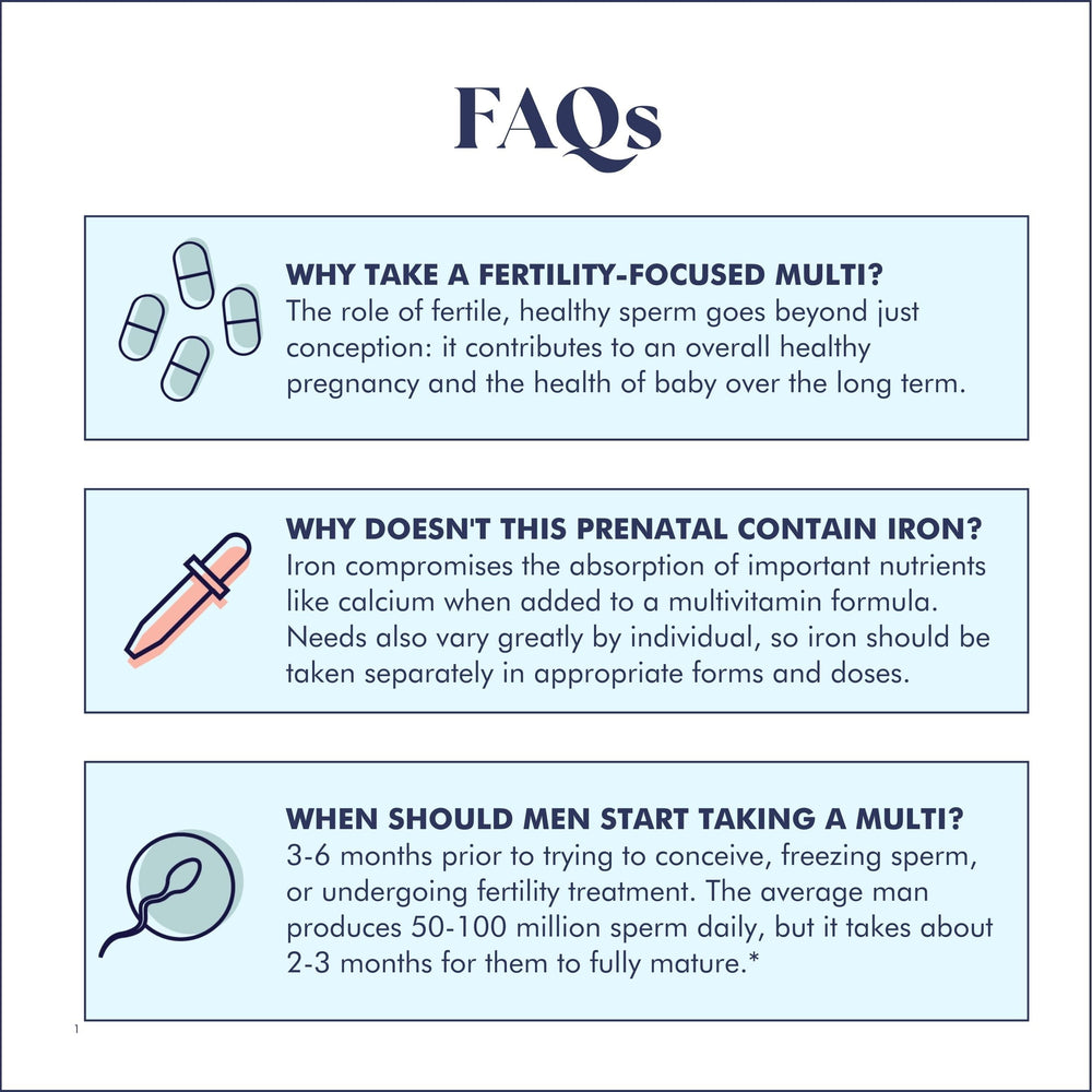 FullWell bottle on desk, dietitian-formulated daily fertility support.