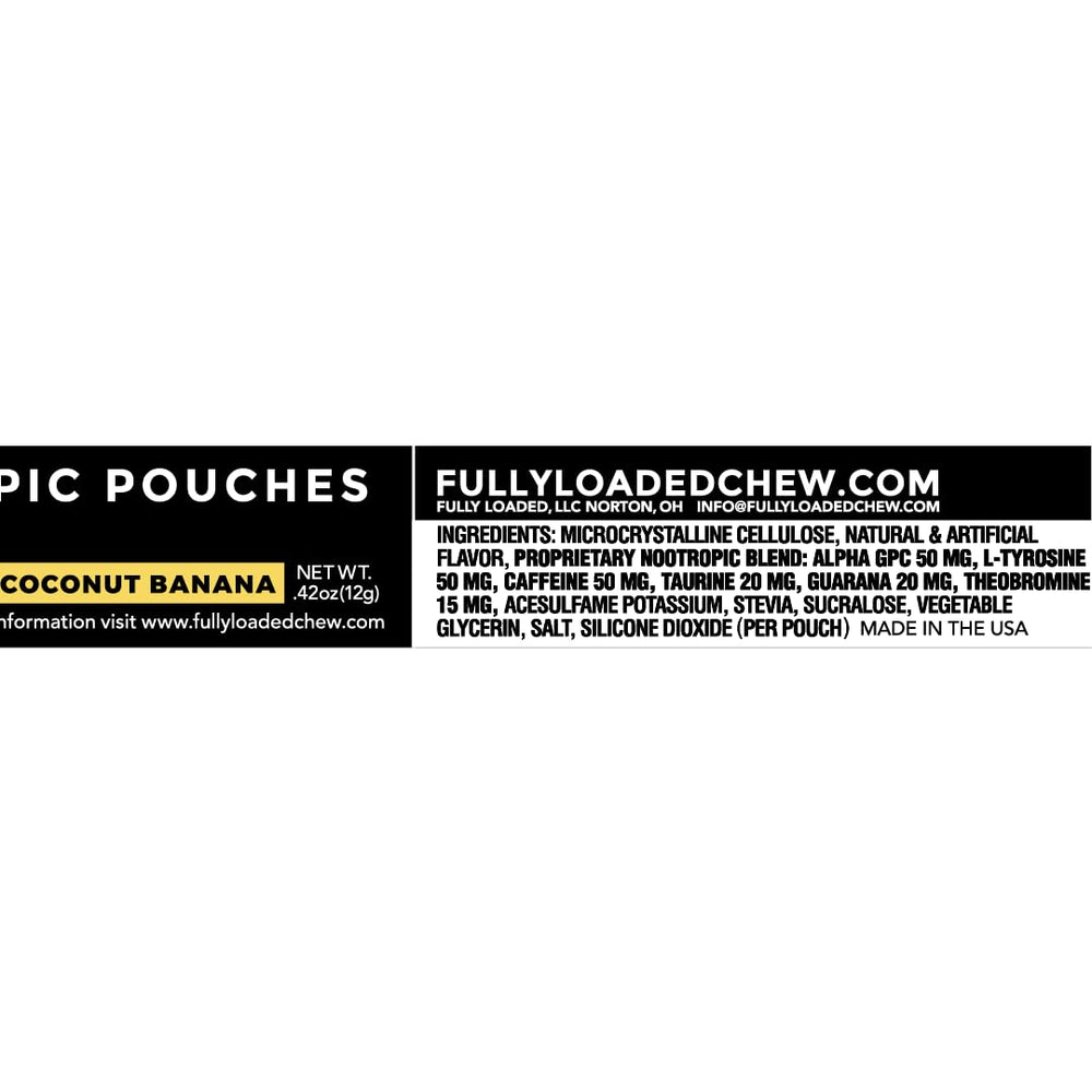 Close-up of Alpha Fuel pouch design for on-the-go use.