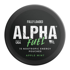 Fully Loaded Alpha Fuel pouch on a desk suggests quick mental focus.
