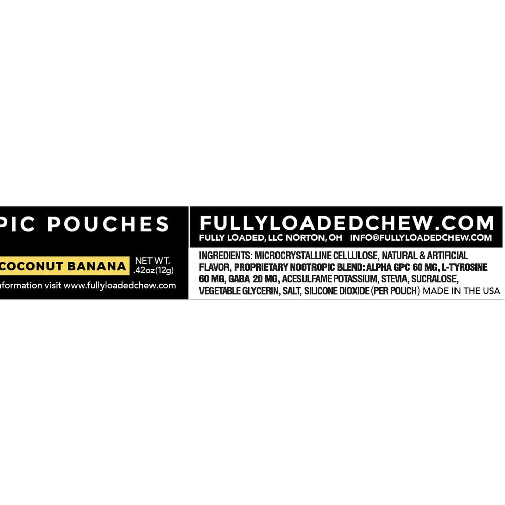 Fully Loaded Alpha Pouches can side view shows compact design for on-the-go nicotine replacement.