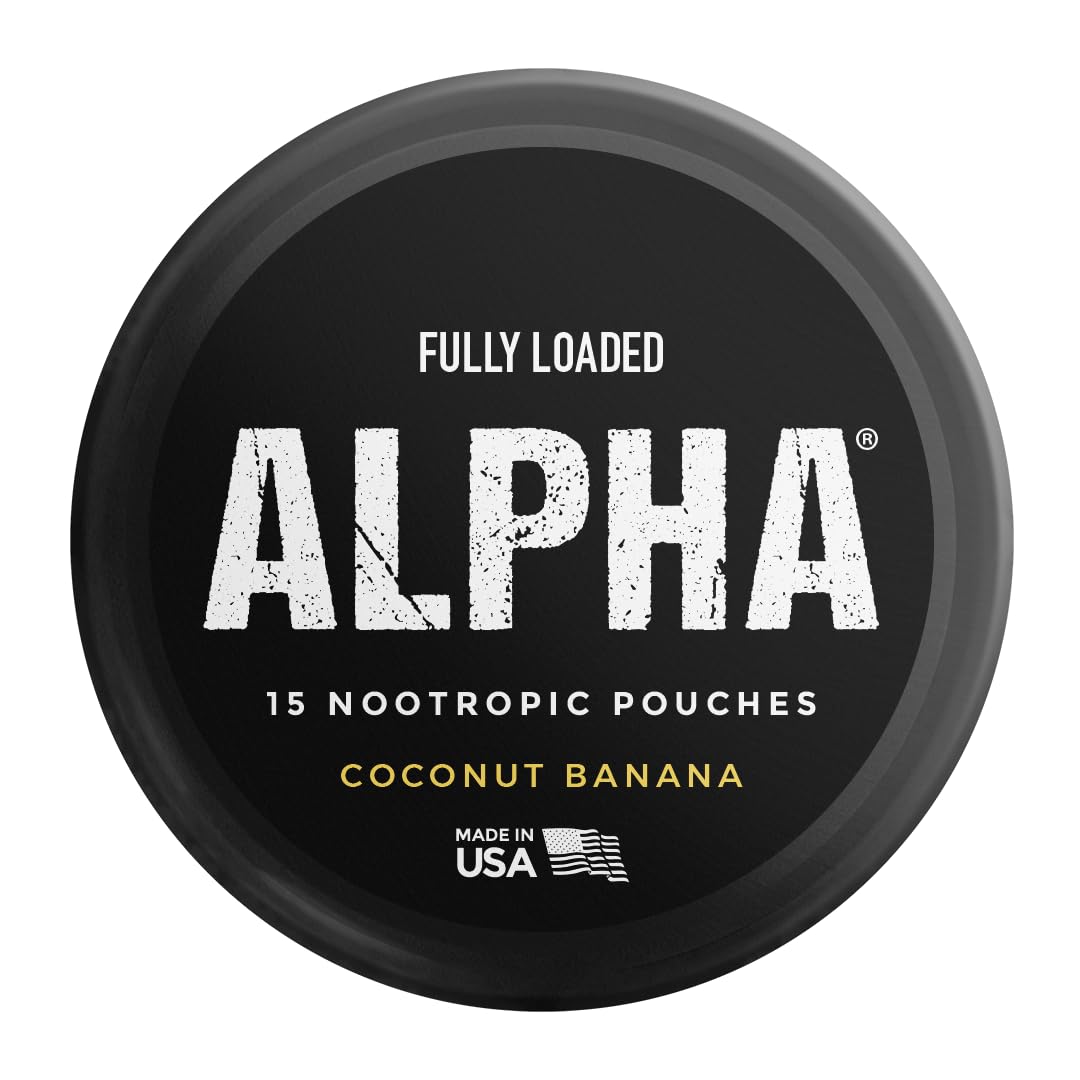 Fully Loaded Alpha Pouches GABA formulation image suggests calm focus.