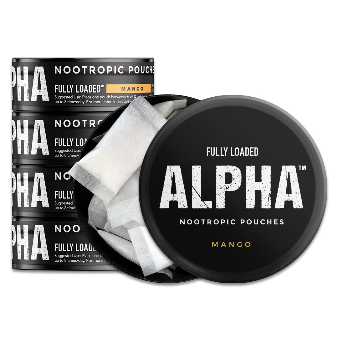 Fully Loaded Bullseye Alpha mango pouch can for discreet use and quick absorption.