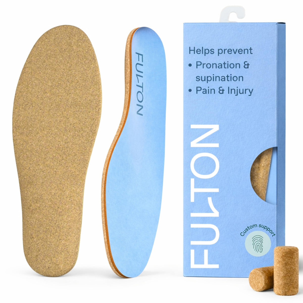 Fulton Athletic Insoles outer view for enhanced comfort and all day stability