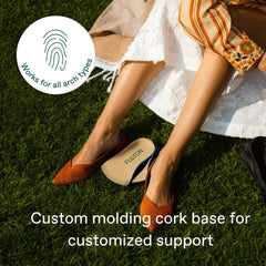 Fulton Universal Shoe Inserts inside shoe prevent crowding for a smoother fit