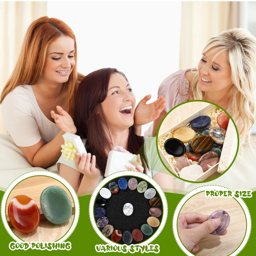 Fumete rose quartz thumb stone for gentle mood support and self-care moments.