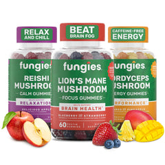 Fungies Lion’s Mane gummy bottle for daily focus support