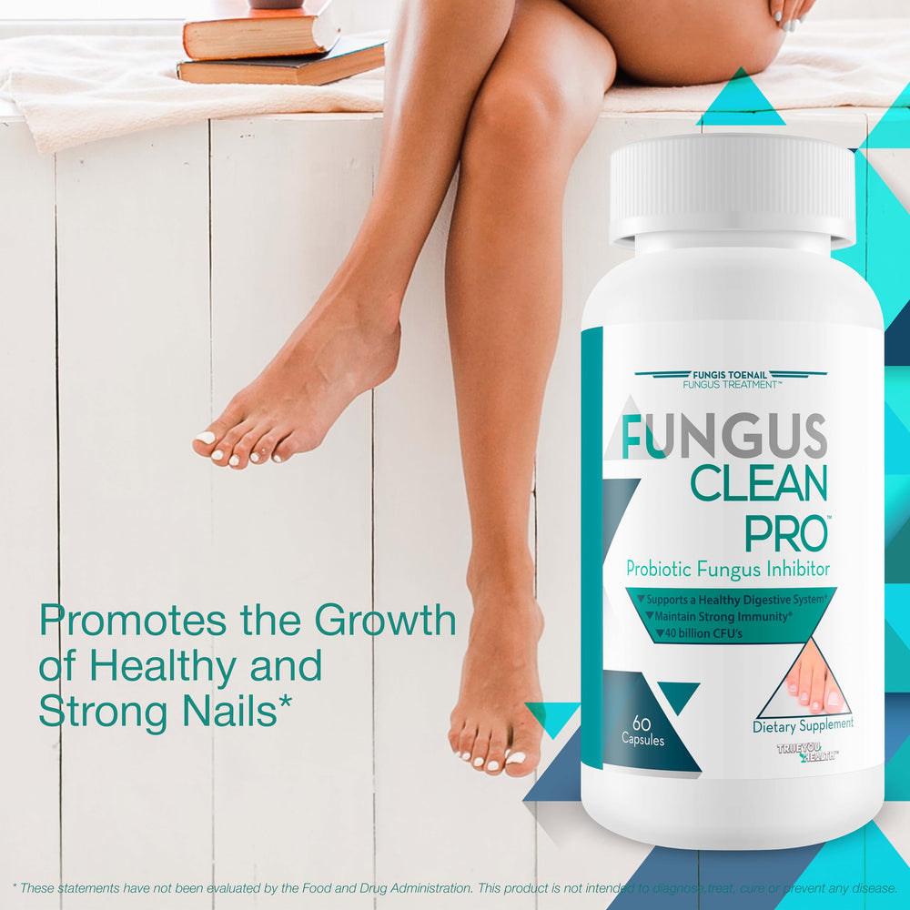 Label detail shows premium probiotic strains for balanced gut health support.