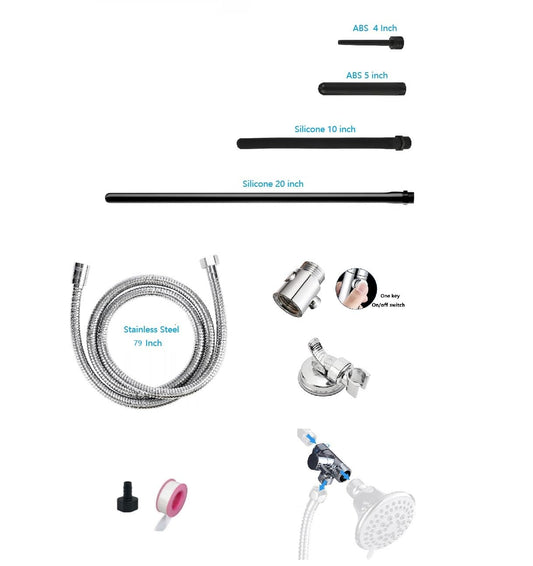 Funny Steel enema nozzle 4inch provides precise water flow for cleansing.
