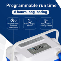 Fuptos universal pad attached to knee or shoulder for versatile cold therapy.