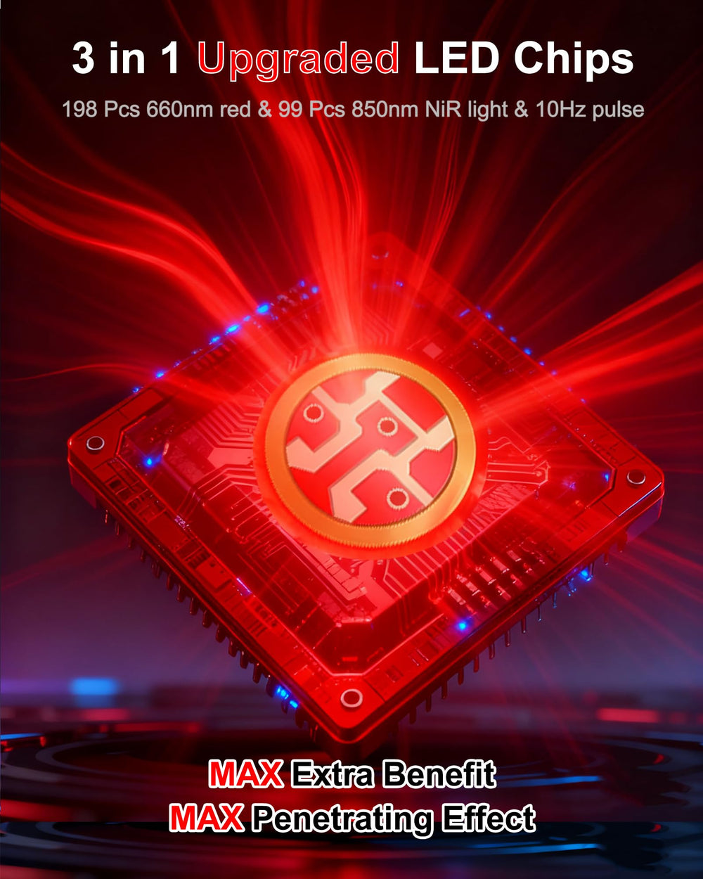 Furlove therapy controller with LED display for easy mode and timer adjustments.