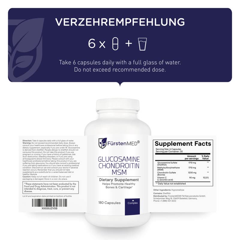 FürstenMED daily joint care capsules ready for everyday routine.