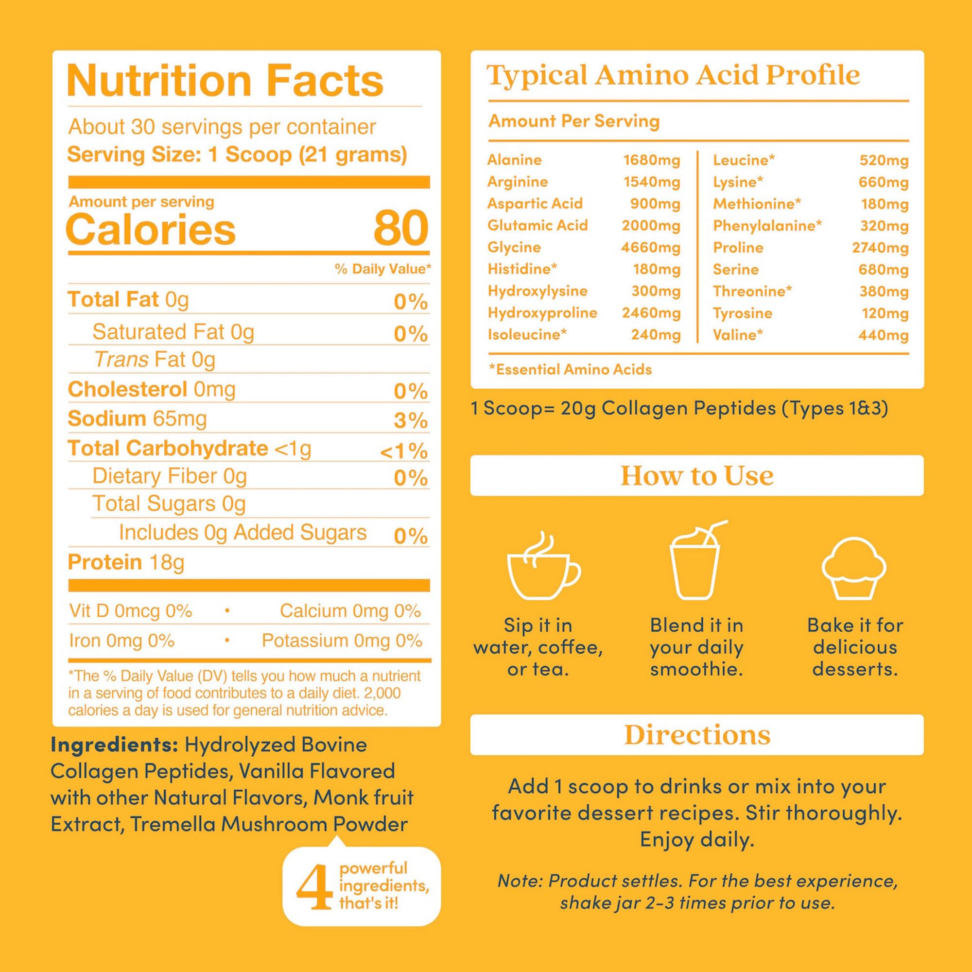 Further Food collagen powder scoop demonstrates easy daily portioning for seamless meals.