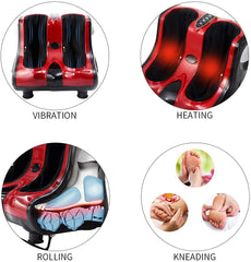 Futada foot massager rolling discs provide circular, 360-degree coverage.