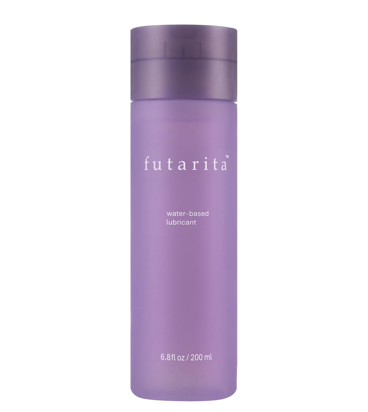Futarita Premium lubricant bottle pour shows smooth satin glide for everyday intimacy.