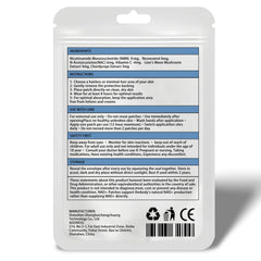 FUTHRI NAD+ patches pack contents show 90 patches across three packs.
