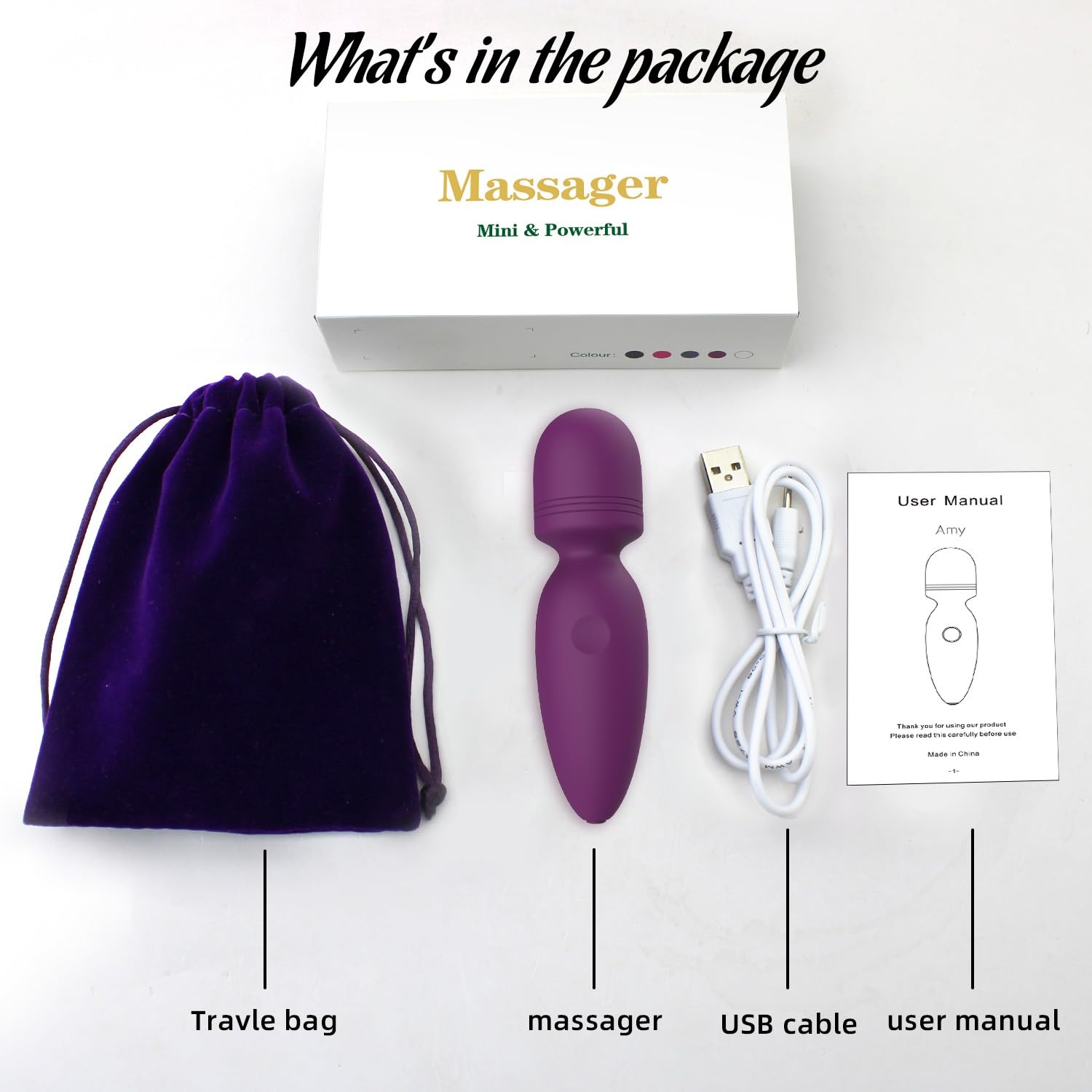Fuwyiy mini massager silicone body-safe material for skin-friendly use.