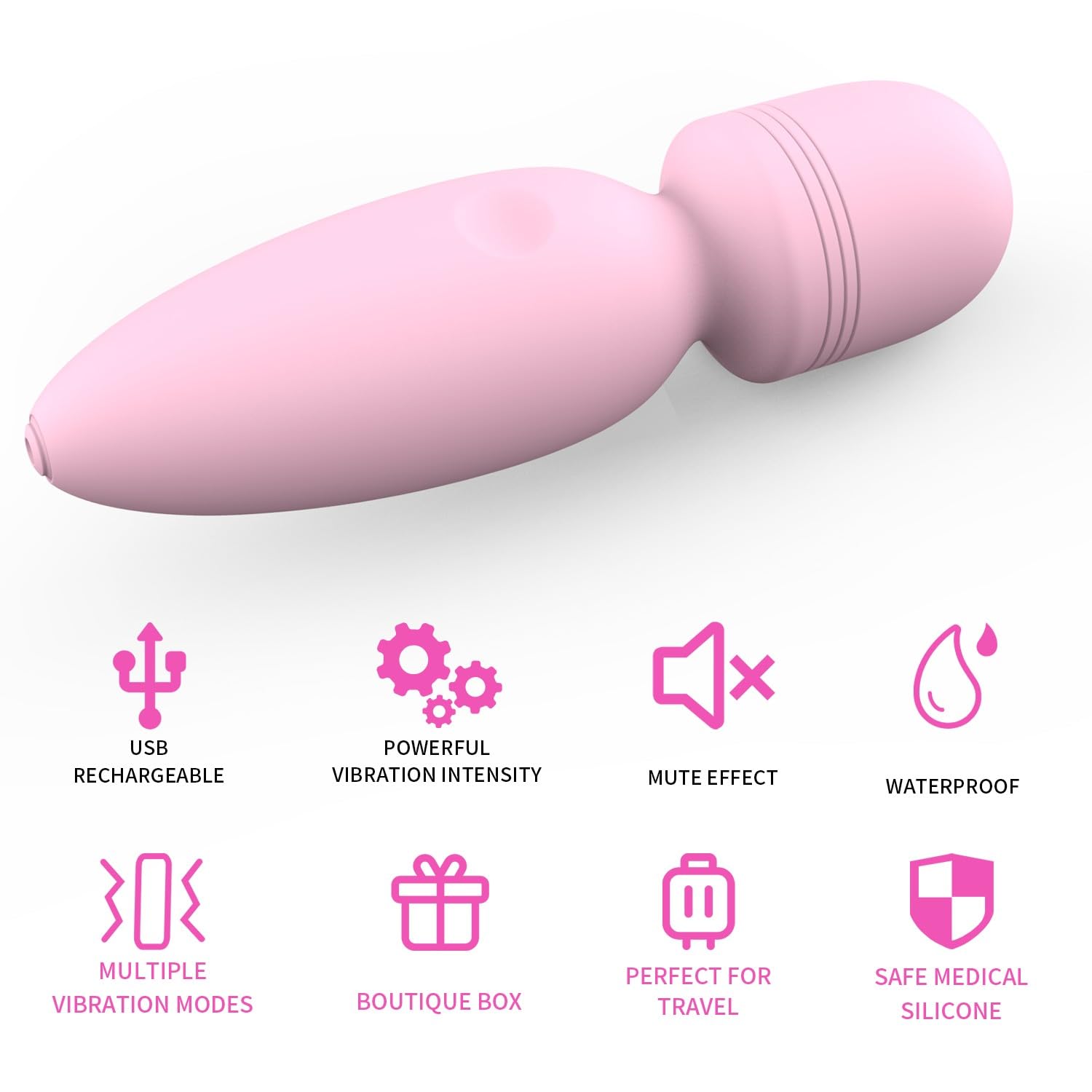 Fuwyiy waterproof cordless massager for splash-friendly use