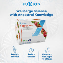 FuXion NoCarb-T cup of hot tea with inviting apple cinnamon aroma.