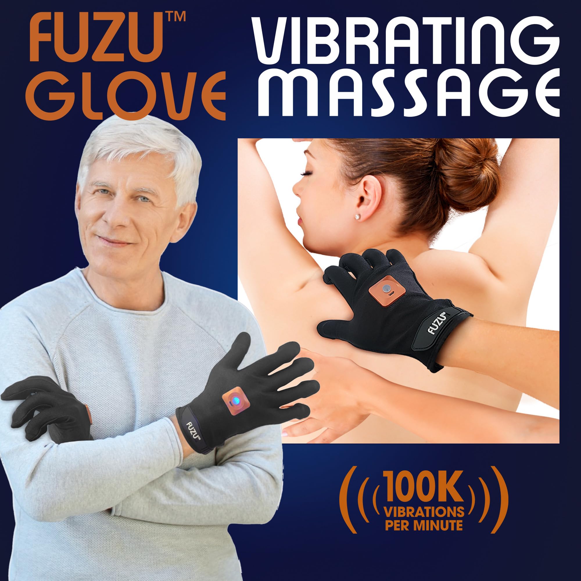 20 vibration speeds and patterns offer customizable massage experiences.