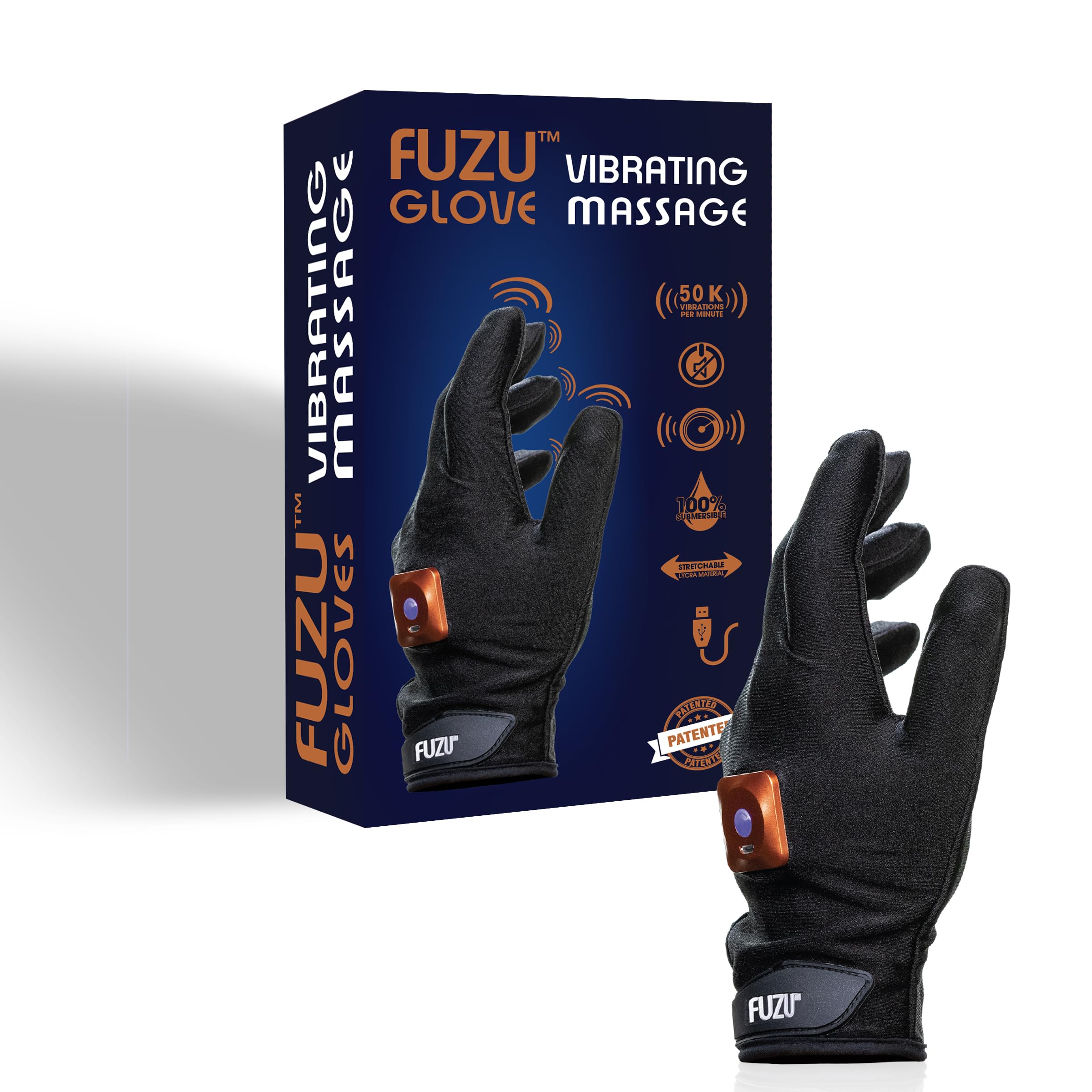 Wrist strap and Lycra provide a secure, comfortable fit for most hands.
