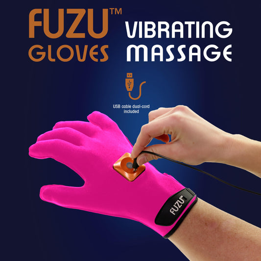 Fuzu vibrating massage gloves for couples massage with soothing, shared sessions.
