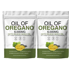 FW ZONE Oil of Oregano bottle front view showing 6000mg formula for daily wellness