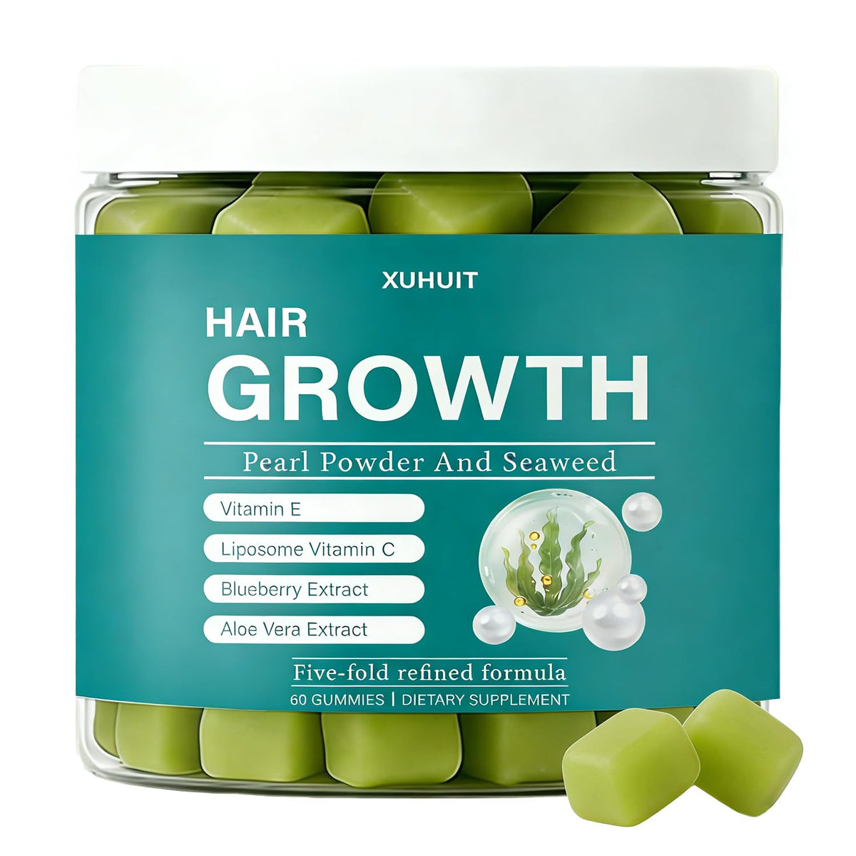 FW ZONE Sea Moss Gummies bottle shown for convenient daily use.