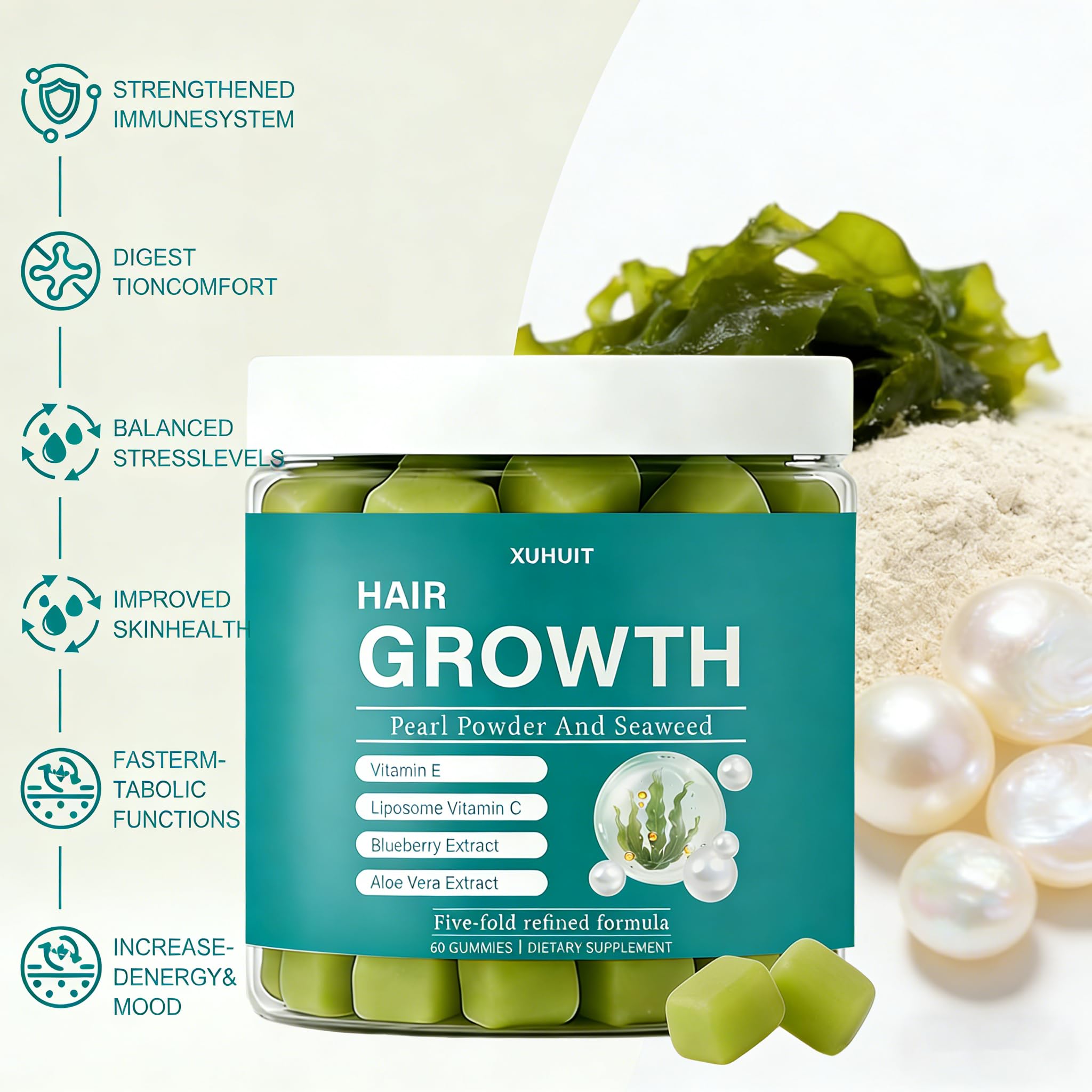 FW ZONE Sea Moss Gummies tropical flavor option for a tasty daily ritual.