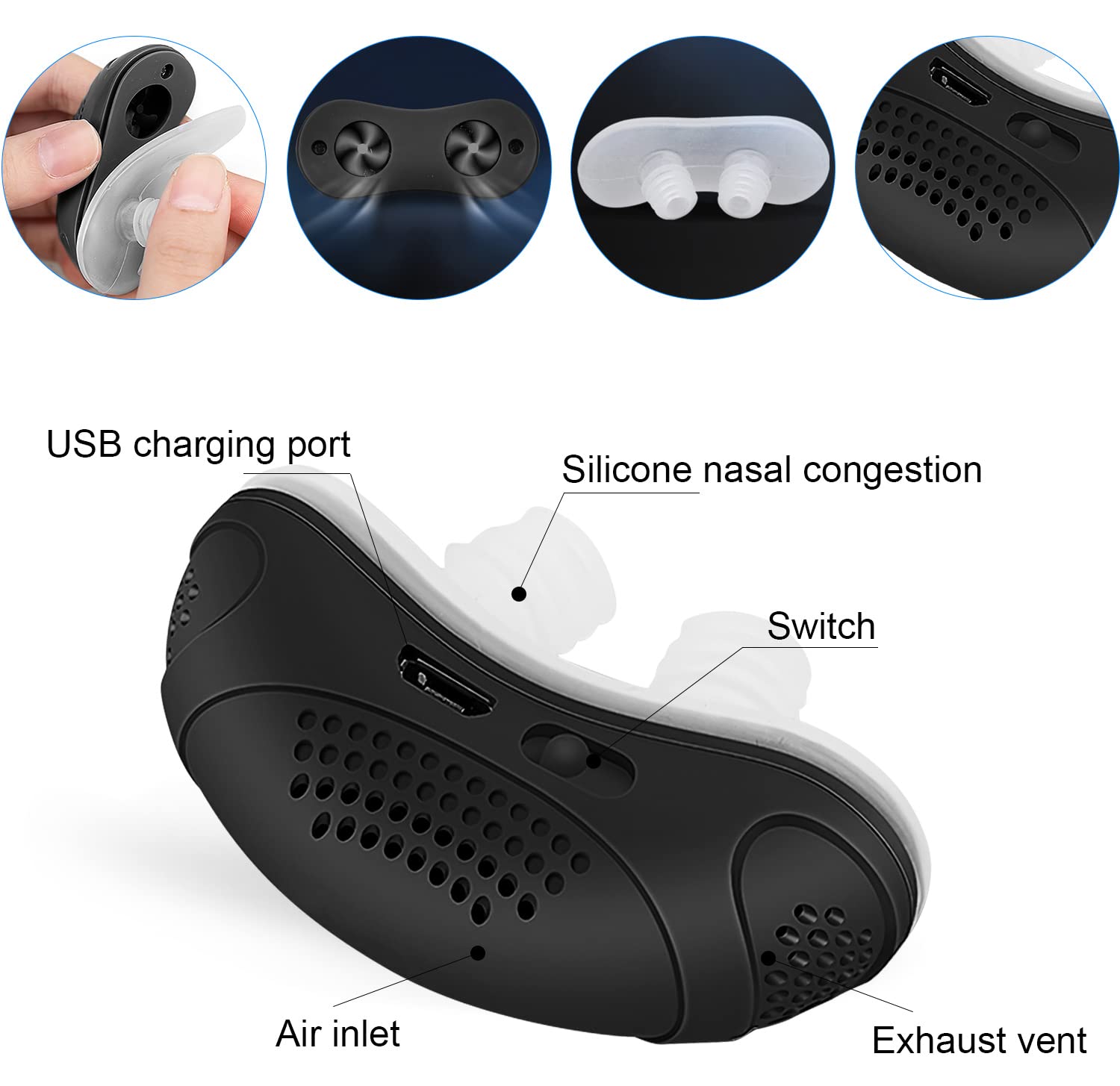 FXMFXM intelligent sensing monitors snoring in real time.