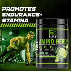 Scoop included demonstrates simple pre- or post-workout mixing.