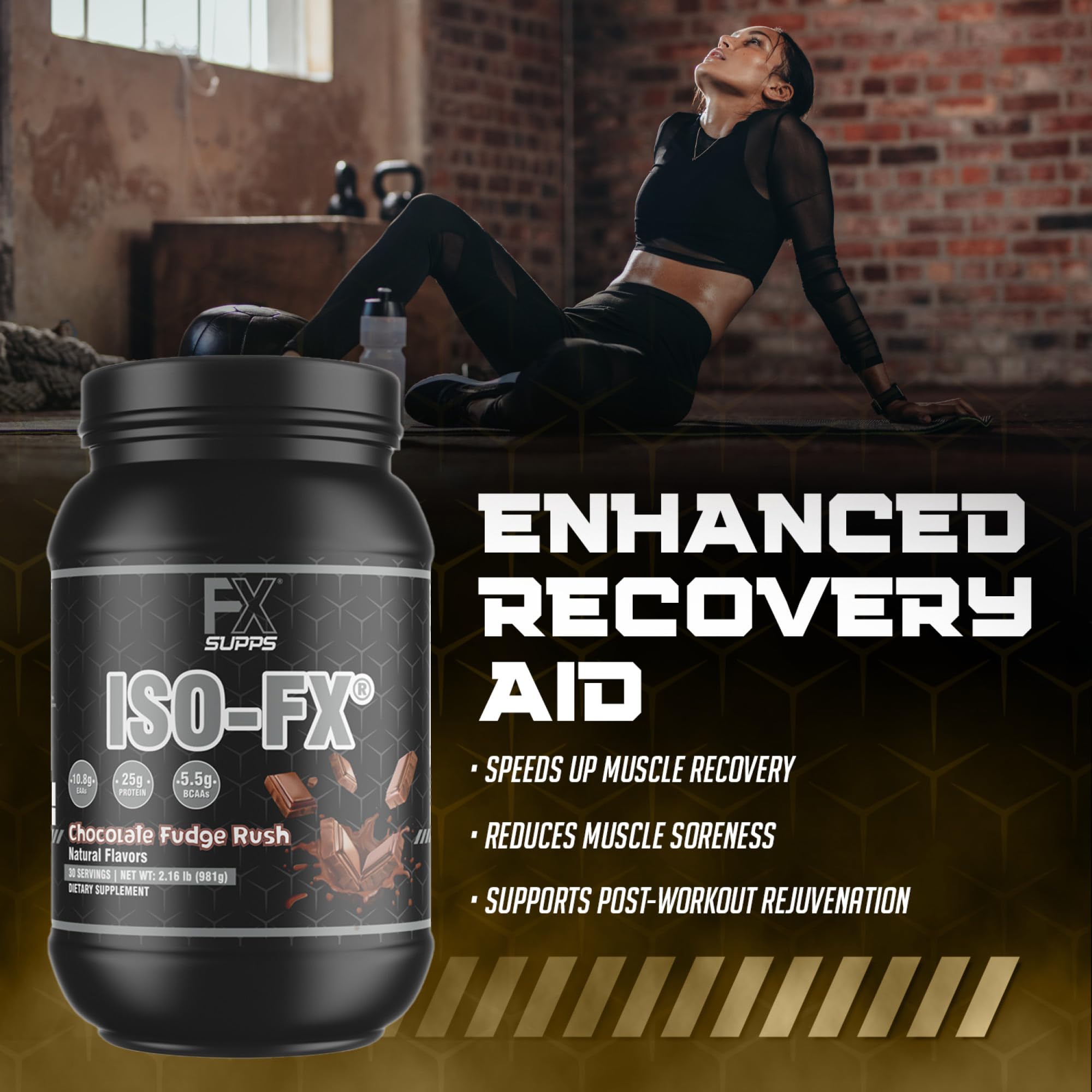 FXSUPPS Iso-Fx shaker bottle ready for a quick protein ritual after training.