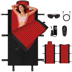 Fyovuv full-body red light therapy mat delivering immersive at-home relaxation.