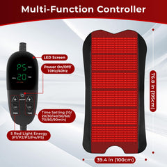 fyovuv red light therapy mat full-body coverage ideal for home use