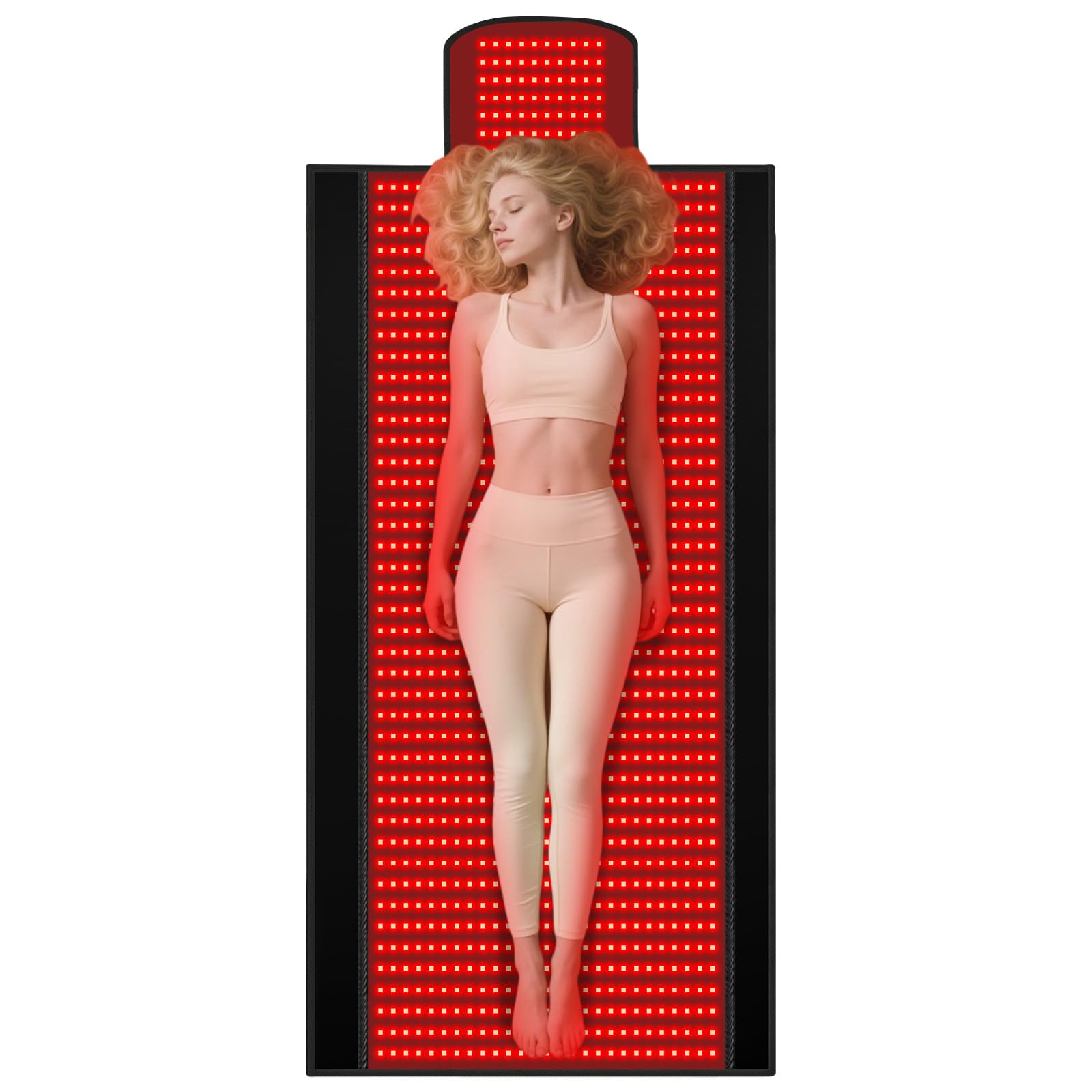 fyovuv red light therapy mat full-coverage layout for full-body relaxation